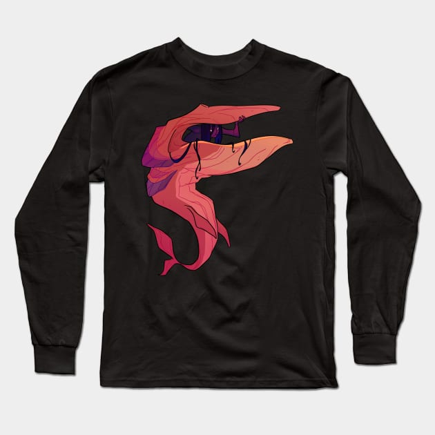 Skinless Long Sleeve T-Shirt by LucyDoesArt